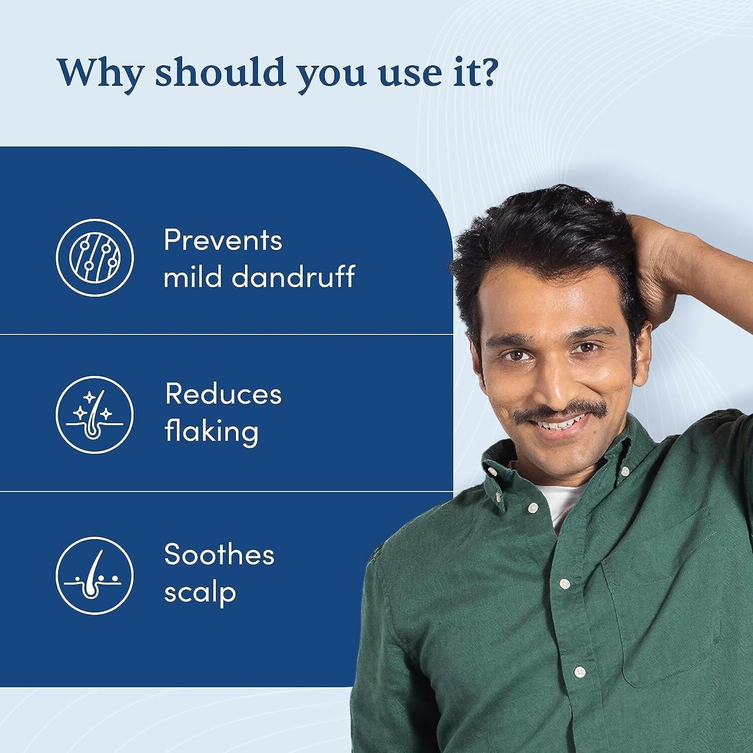 Man Matters Daily Use Anti Dandruff Shampoo & Hair Conditioner Combo - Targets Dandruff, Reduces Flakes, Nourishes Hair & Reduces Frizz - Distacart