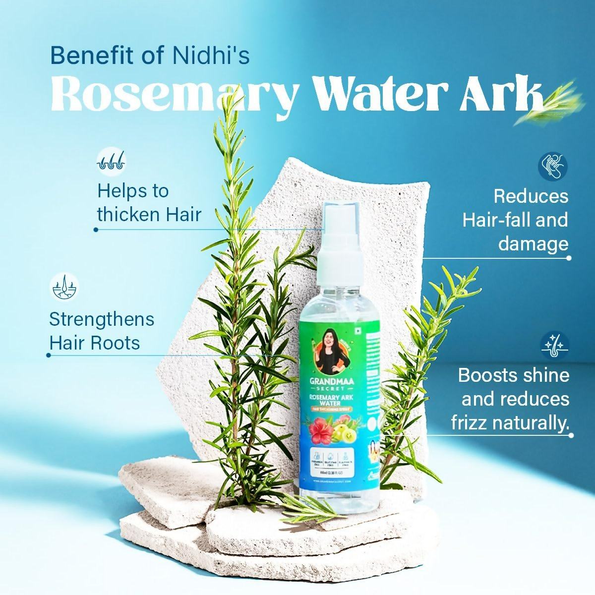Nidhi’S Grandmaa Secret Rosemary Water Ark - Distacart