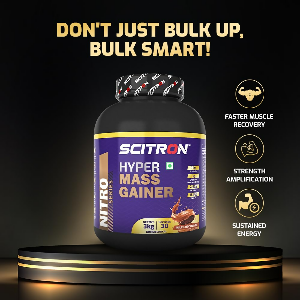 Scitron Nitro Series Hyper Mass Gainer Milk Chocolate