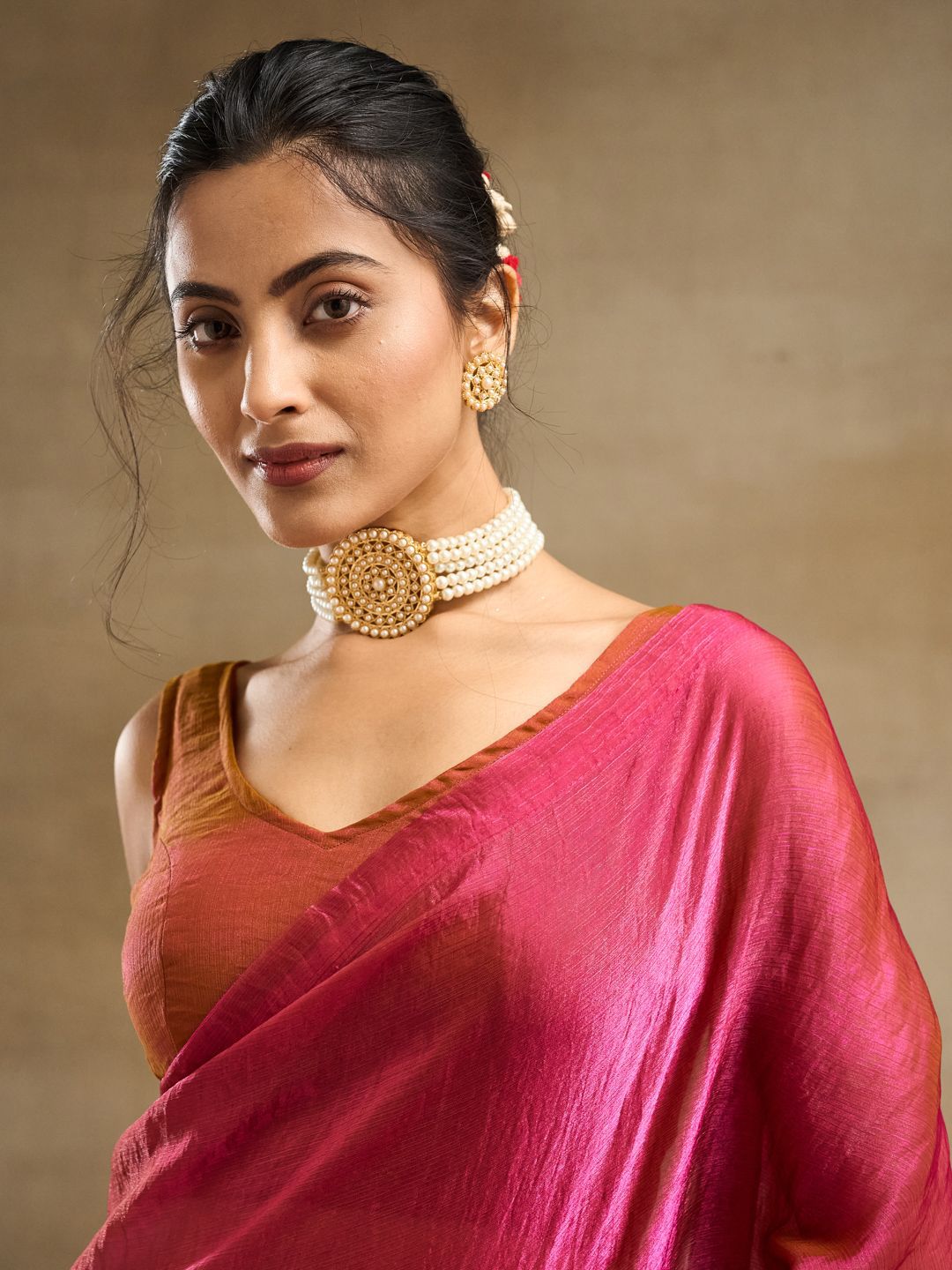 kasee Solid Saree - Distacart