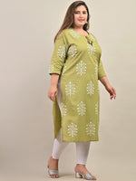 Thumbnail for Swasti Floral Printed Cotton Kurta