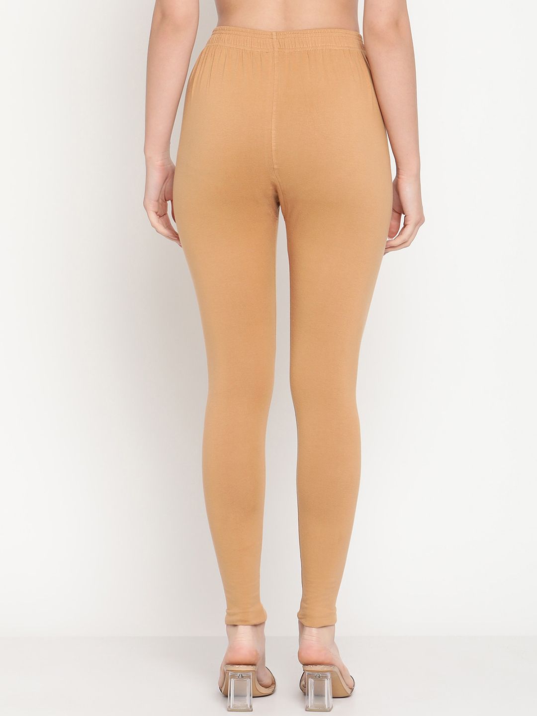 TAG 7 Women Pack Of 2 Solid Comfort-Fit Ankle-Length Leggings - Distacart