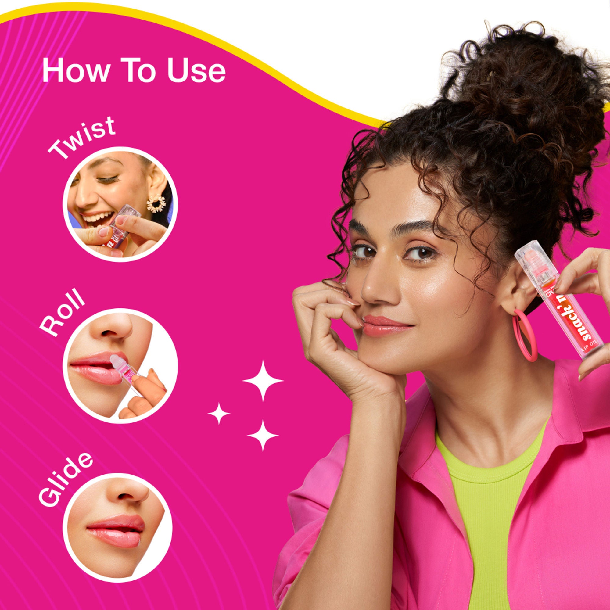 Swiss Beauty Craze Snack'N Nourishing Lip Oil - 1. Cinnamon Roll - Distacart