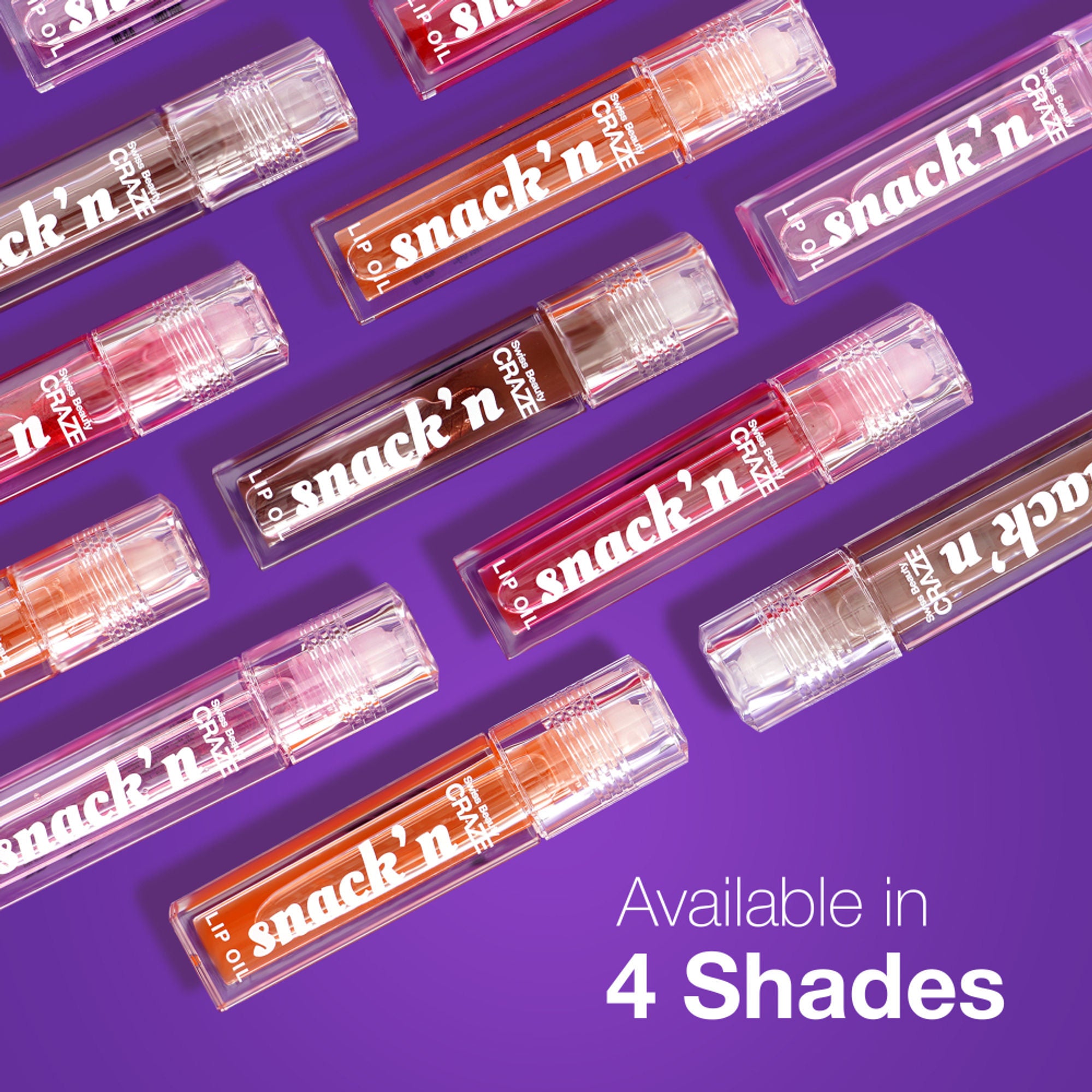 Swiss Beauty Craze Snack'N Nourishing Lip Oil - 1. Cinnamon Roll - Distacart