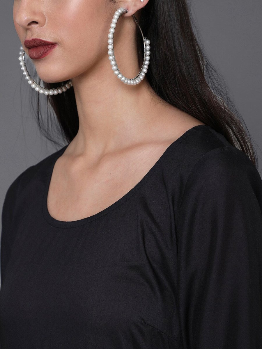 Aks Ethnic Motifs Printed Round Neck Tiered Anarkali Kurta - Distacart