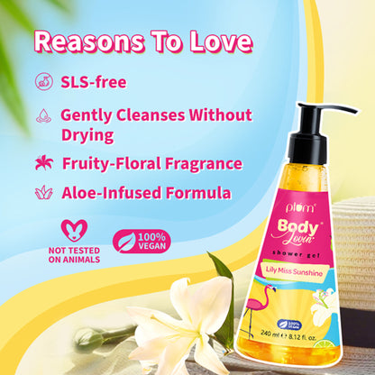 Plum BodyLovin Lily Miss Sunshine Shower Gel - Distacart