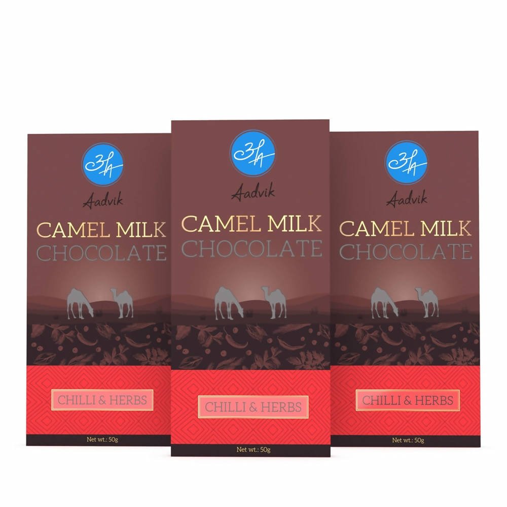 Aadvik Camel Milk Chocolate With Chilli & Herbs - Distacart