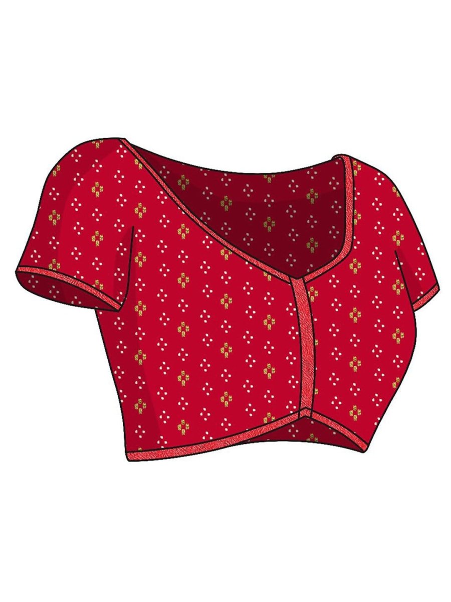 Anouk Ethnic Motifs Printed Zari Patola Saree - Distacart