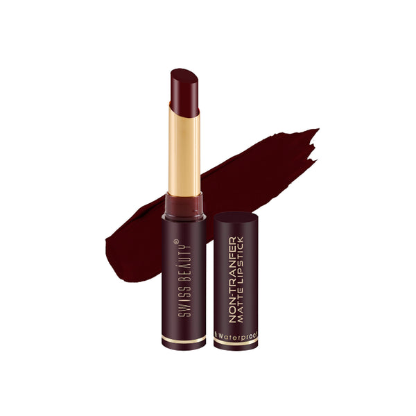Swiss Beauty Non-Transfer Matte Lipstick - 20 Dynamite Berry