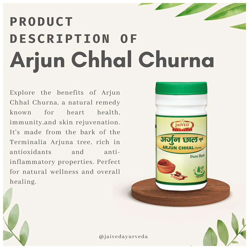 Jaived Ayurveda Arjun Chhal Churna
