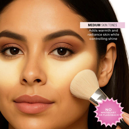 Makeup Revolution Loose Baking Powder - Banana - Distacart