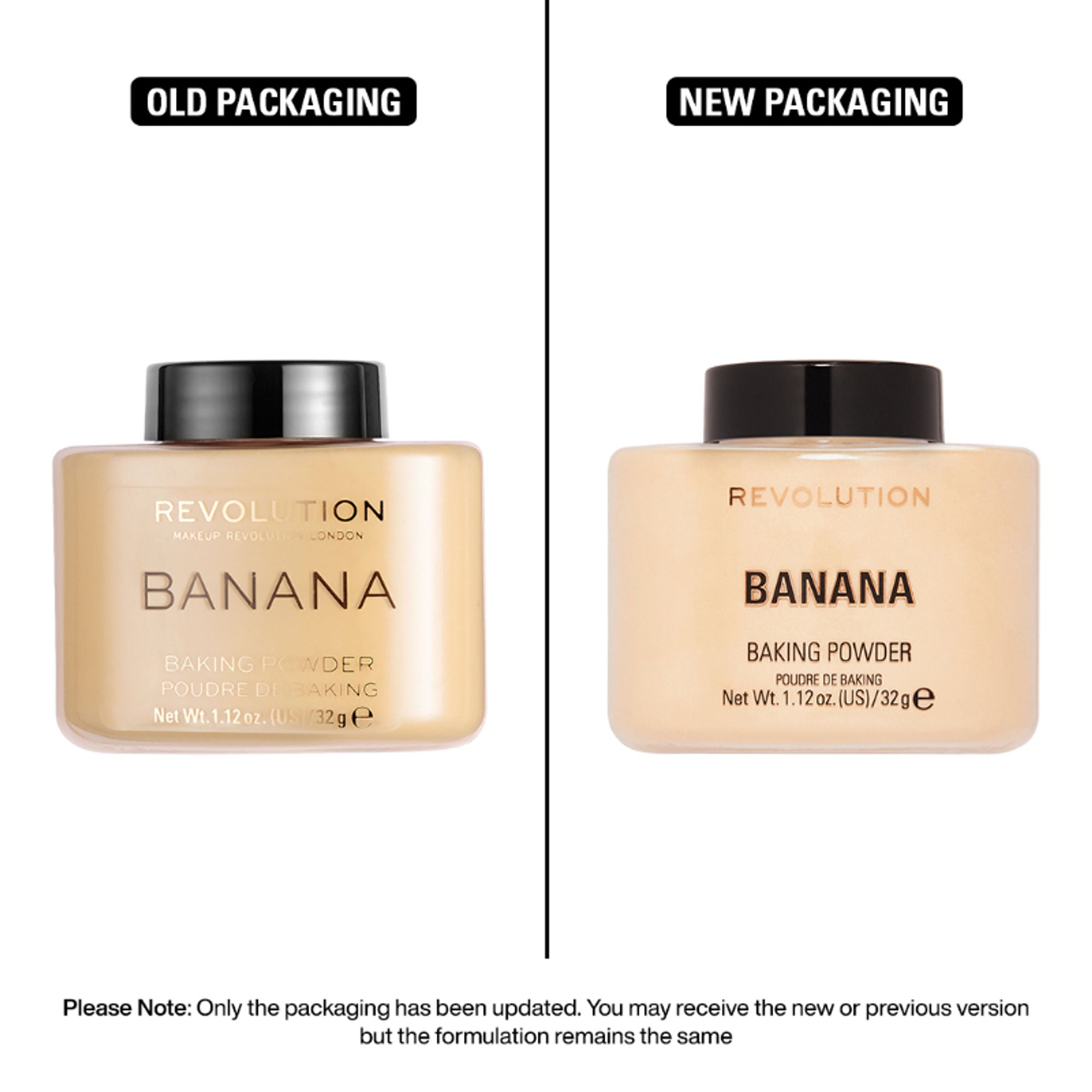 Makeup Revolution Loose Baking Powder - Banana - Distacart