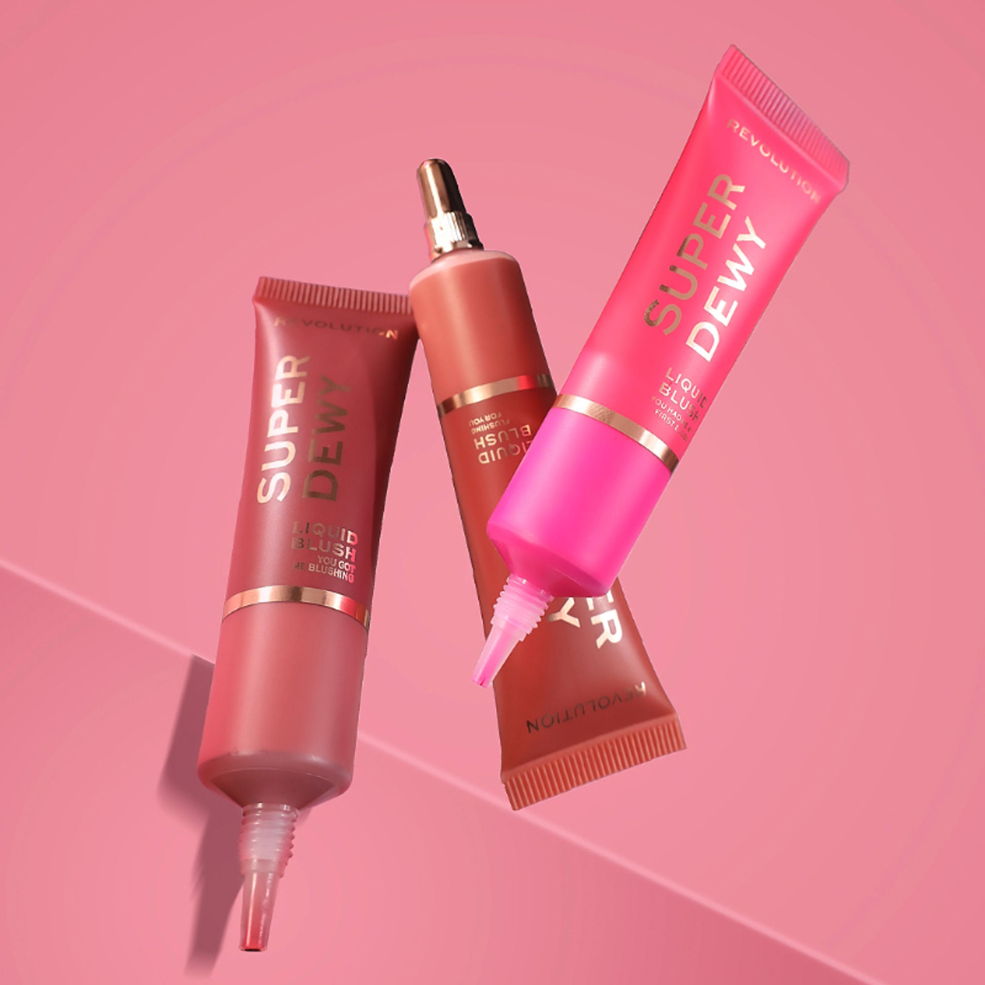 Makeup Revolution Superdewy Liquid Blusher - Ultra Pigmented-Dewy & Radiant Formula You Had Me At First Blush - You Had Me At First Blush - Distacart