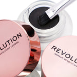Thumbnail for Makeup Revolution Gel Eyeliner Pot with Brush - Black