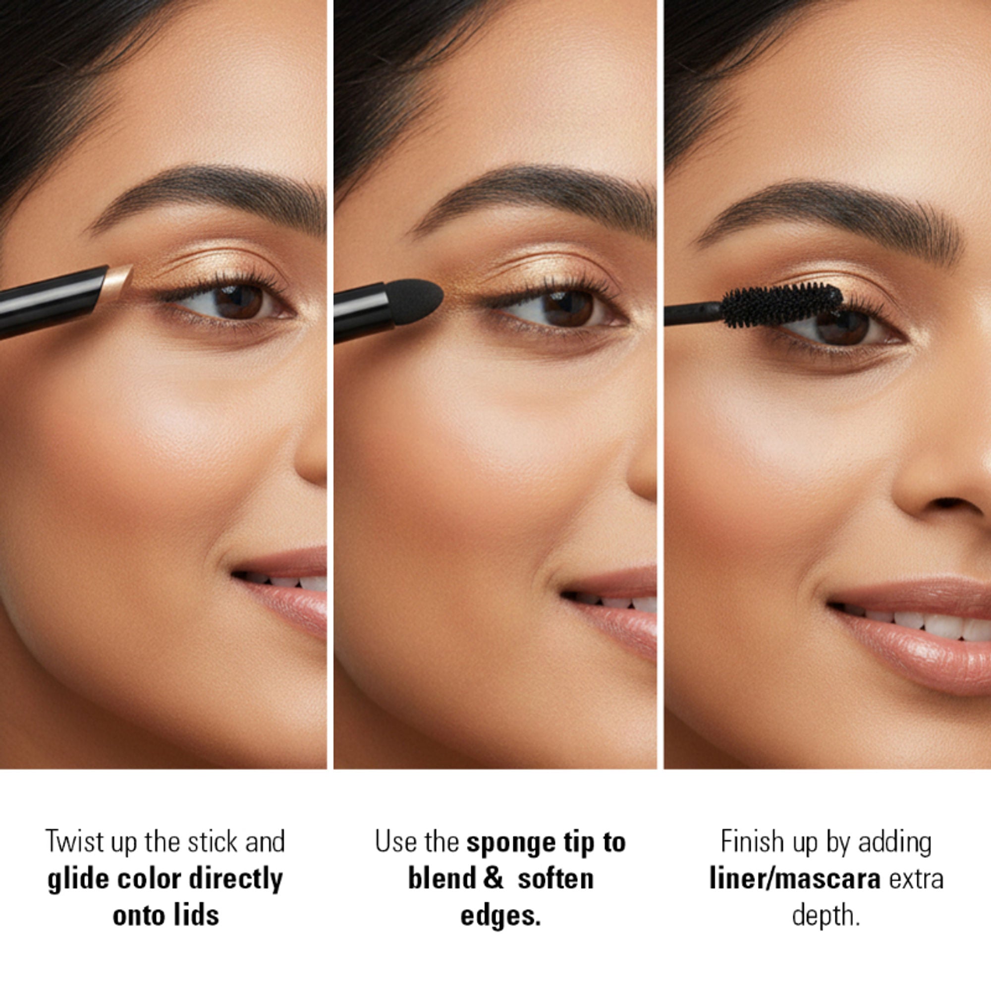 Makeup Revolution Lustre Wand Shadow Stick - Gold Flare