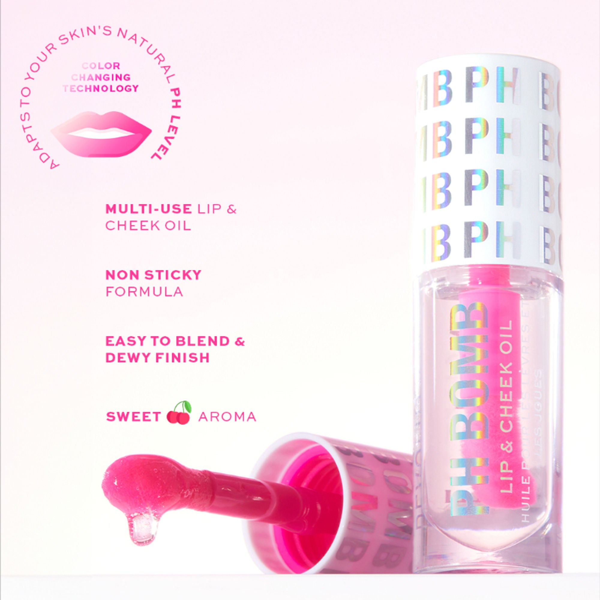 Makeup Revolution Ph Bomb Lip & Cheek Oil Universal - Distacart
