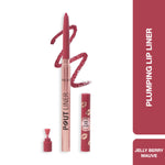 Thumbnail for Makeup Revolution Pout Bomb Plumping Lip Liner - Jelly Berry Mauve