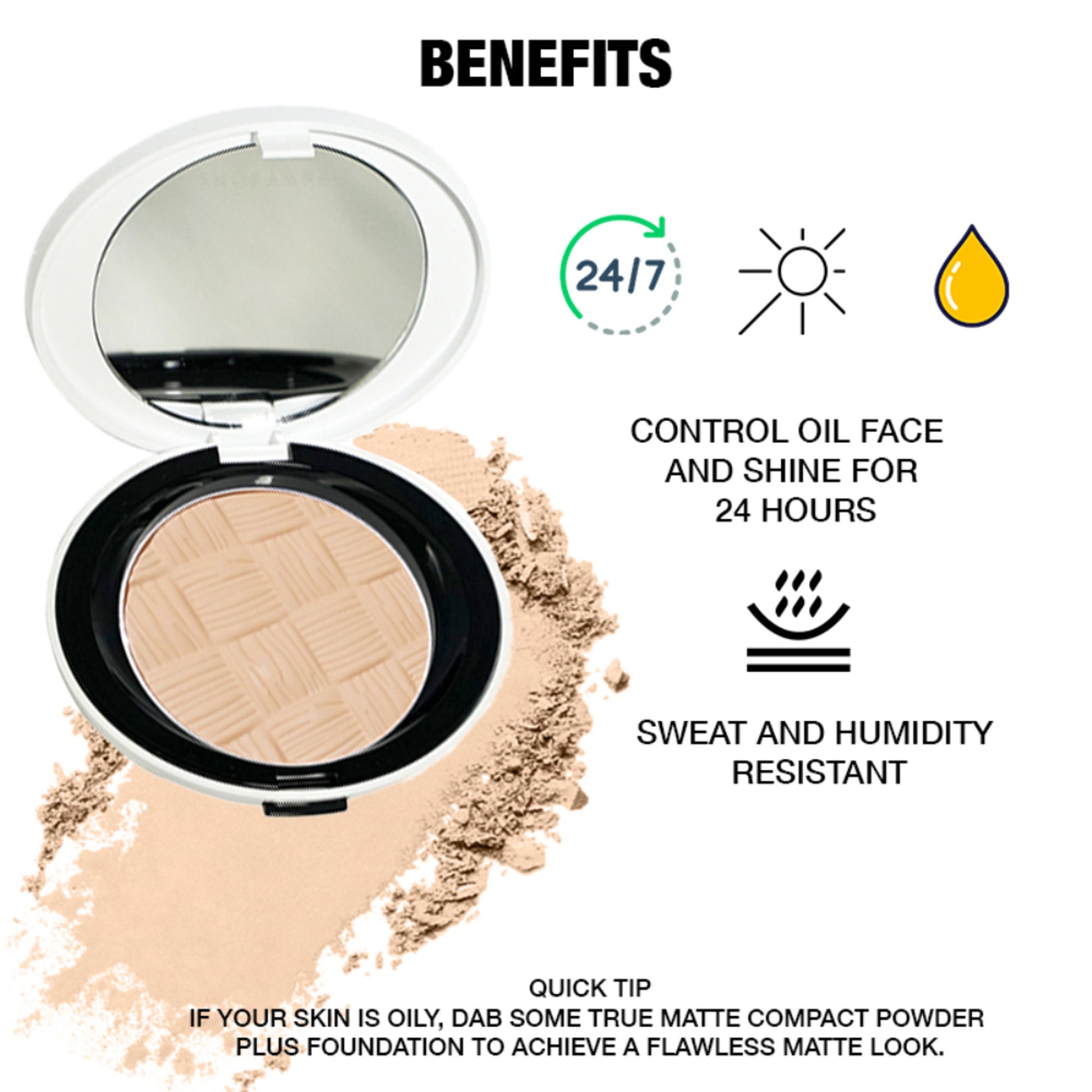 Shopaarel True Matte Comapct Powder - 2 - Distacart