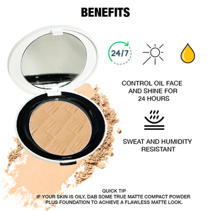 Shopaarel True Matte Comapct Powder - 4 - Distacart