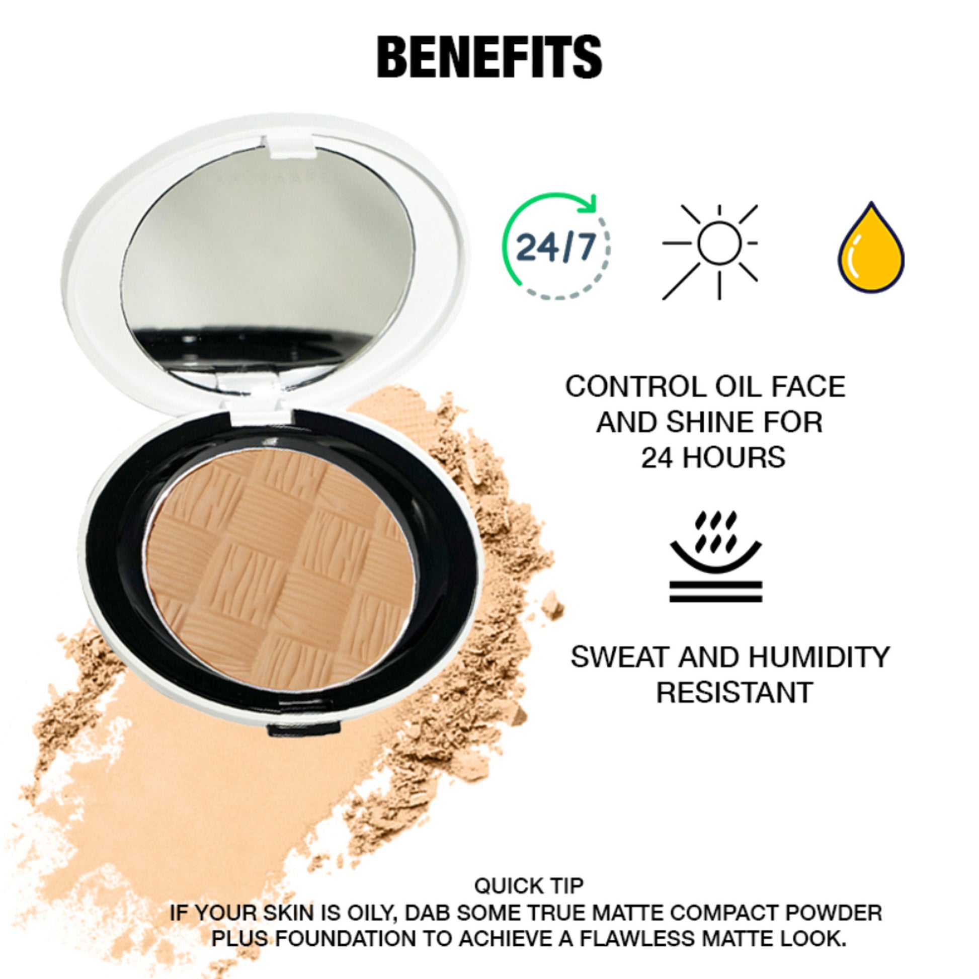 Shopaarel True Matte Comapct Powder - 5 - Distacart