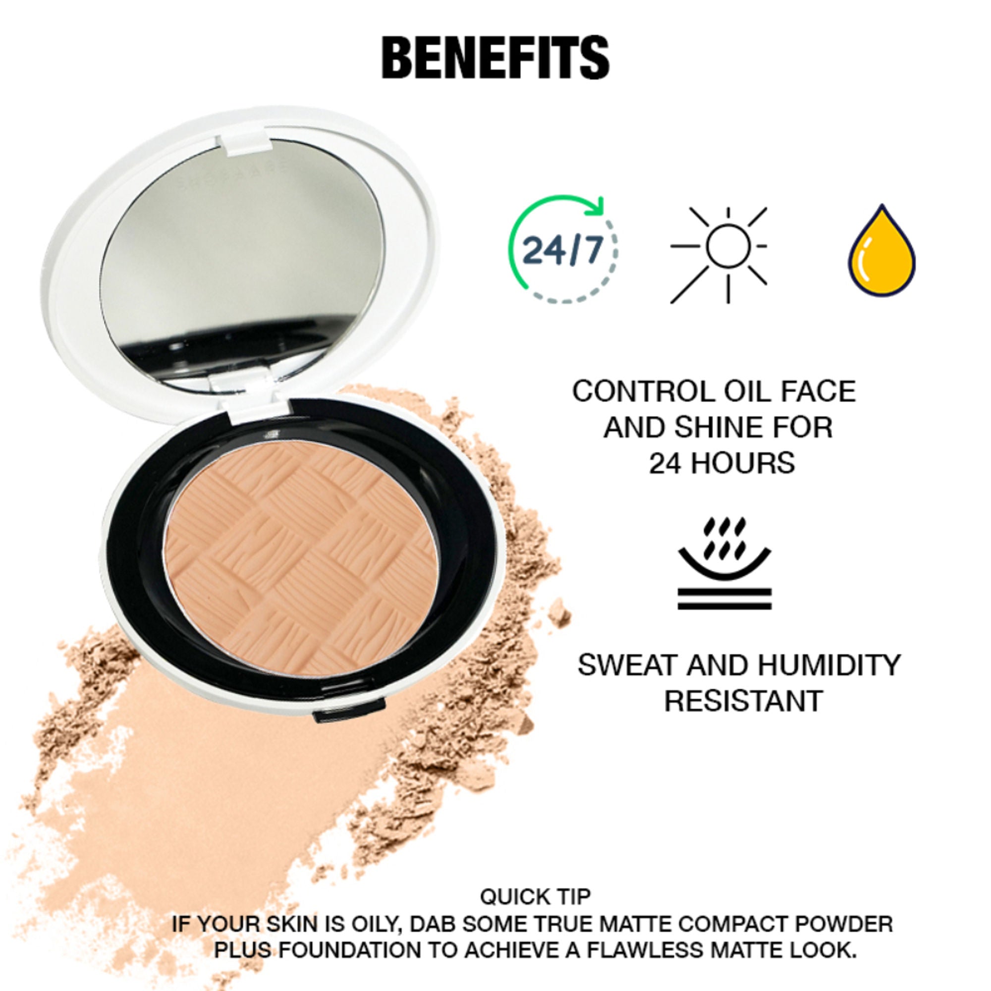 Shopaarel True Matte Comapct Powder - 6 - Distacart