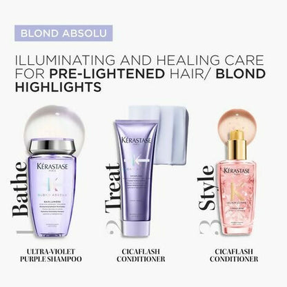Kerastase Blond Absolu Bain Ultra-Violet Purple Shampoo - Distacart
