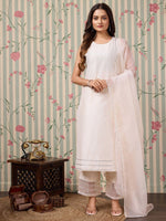 Thumbnail for Ode by House of Pataudi Regular Kurta with Trousers - Distacart