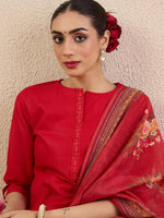 Thumbnail for Indo Era Women Solid Kurta with Pyjama & Dupatta
