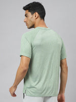 Thumbnail for Alcis Men Anti-Static Slim-Fit Round Neck Distance Running T-Shirt - Distacart