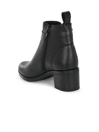 Thumbnail for Delize Women High Top Block Heeled Zip Up Chelsea Boots