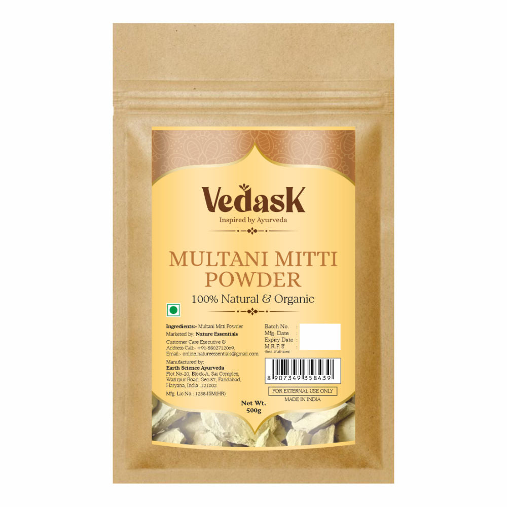 Vedask Organic Multani Mitti Powder - Dista