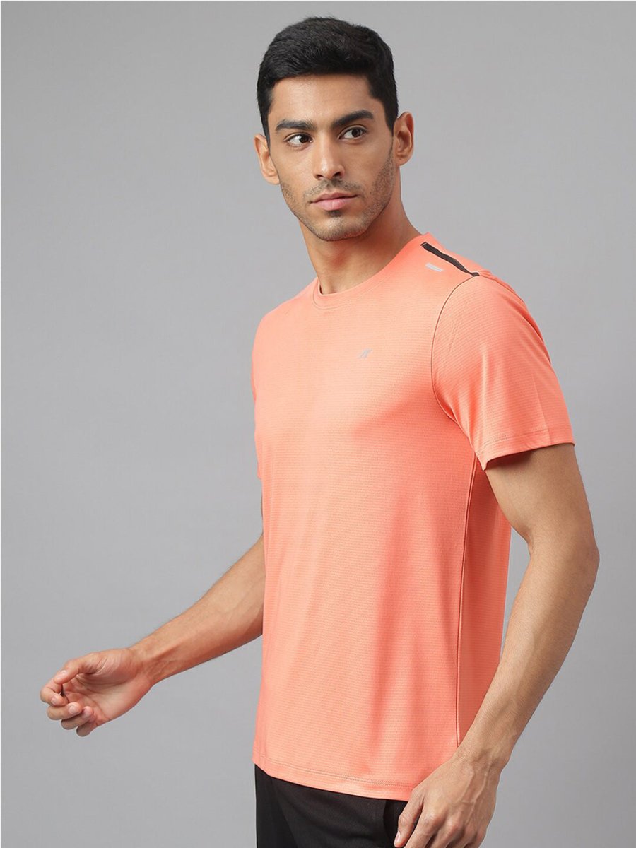 Alcis Round Neck Slim Fit Anti-Static T-Shirt - Distacart