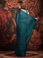 Thumbnail for Anouk Sequin Embellished Pure Georgette Saree - Distacart