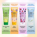 Thumbnail for Nykaa Anti-Acne Face Wash With Salicylic Acid, Tea Tree & Neem - For Oily & Acne Prone Skin - Vitamin C Saffron Honey - Distacart