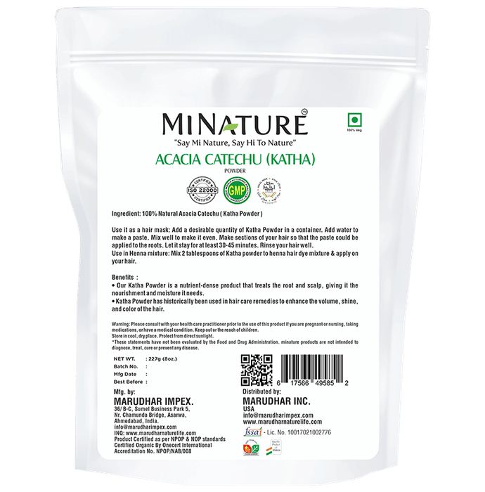 Minature Acacia Catechu (Katha) Powder