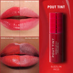 Thumbnail for Makeup Revolution Pout Tint - Sizzlin Red - Distacart