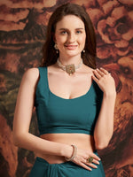 Thumbnail for Anouk Sequin Embellished Pure Georgette Saree - Distacart
