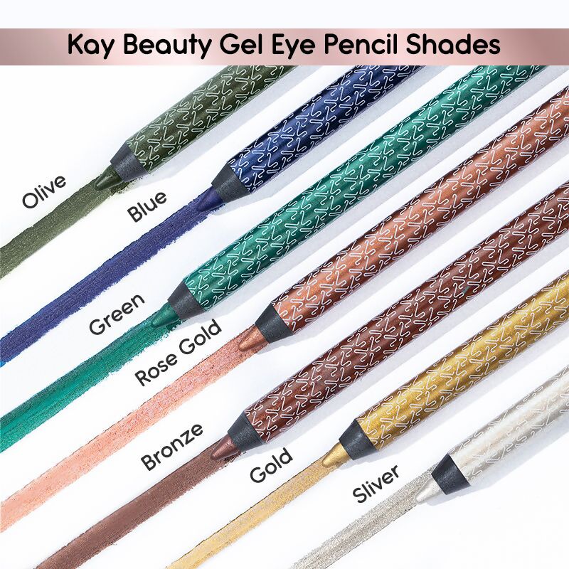 Kay Beauty Gel Eye Pencil - Blue - Distacart