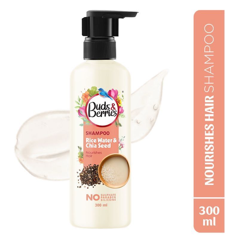 Buds & Berries Rice Water & Chia Seed Shampoo - Distacart