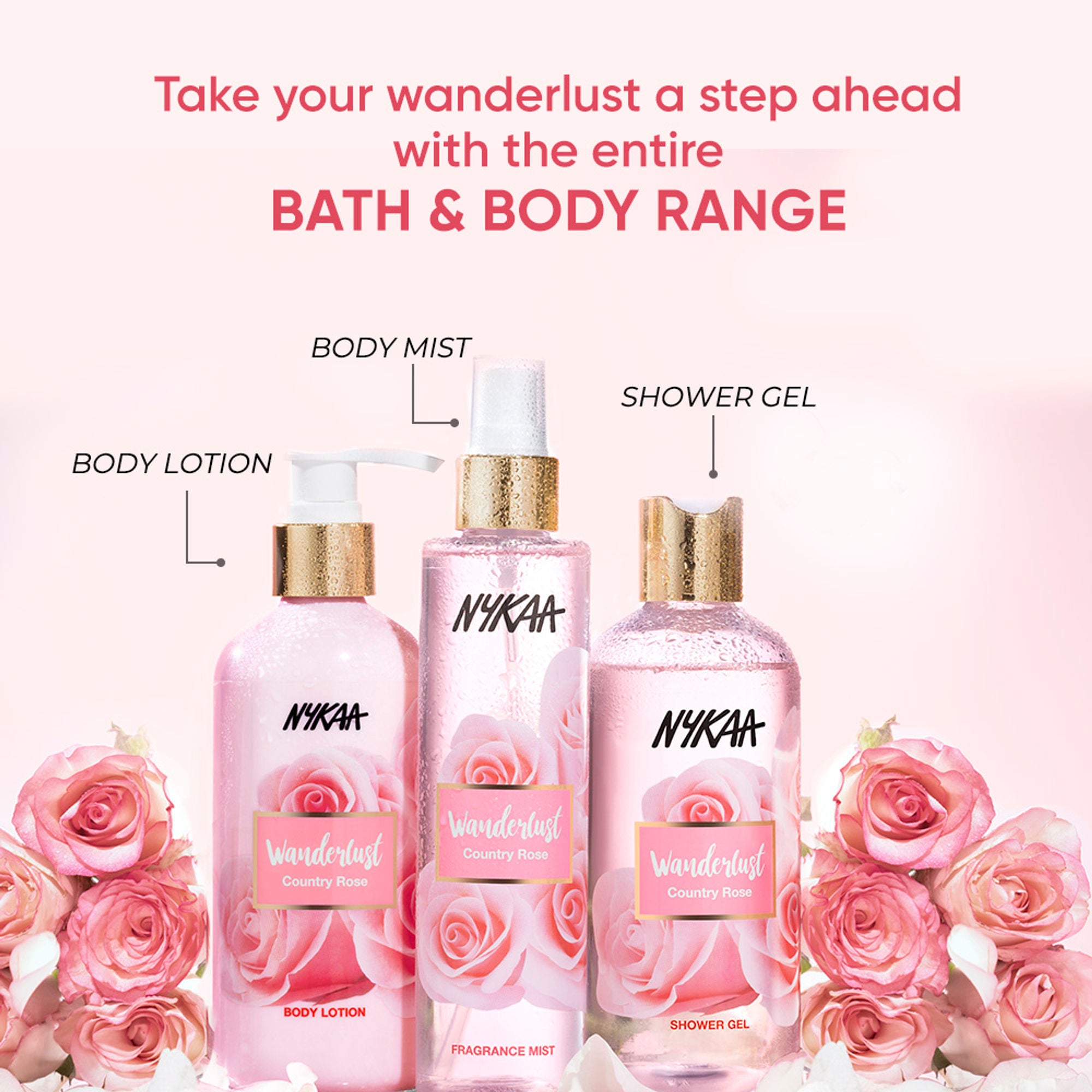 Wanderlust Fragrance Mist For Her - Country Rose - Distacart