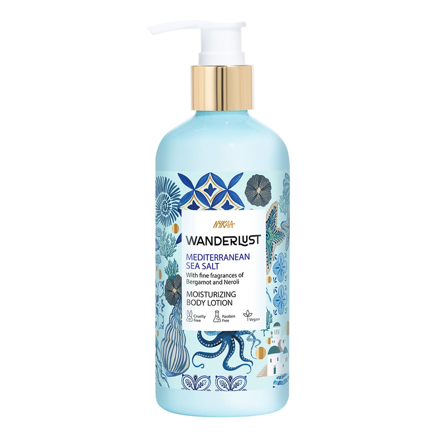 Wanderlust Moisturizing Body Lotion - Mediterranean-Sea-Salt - Distacart