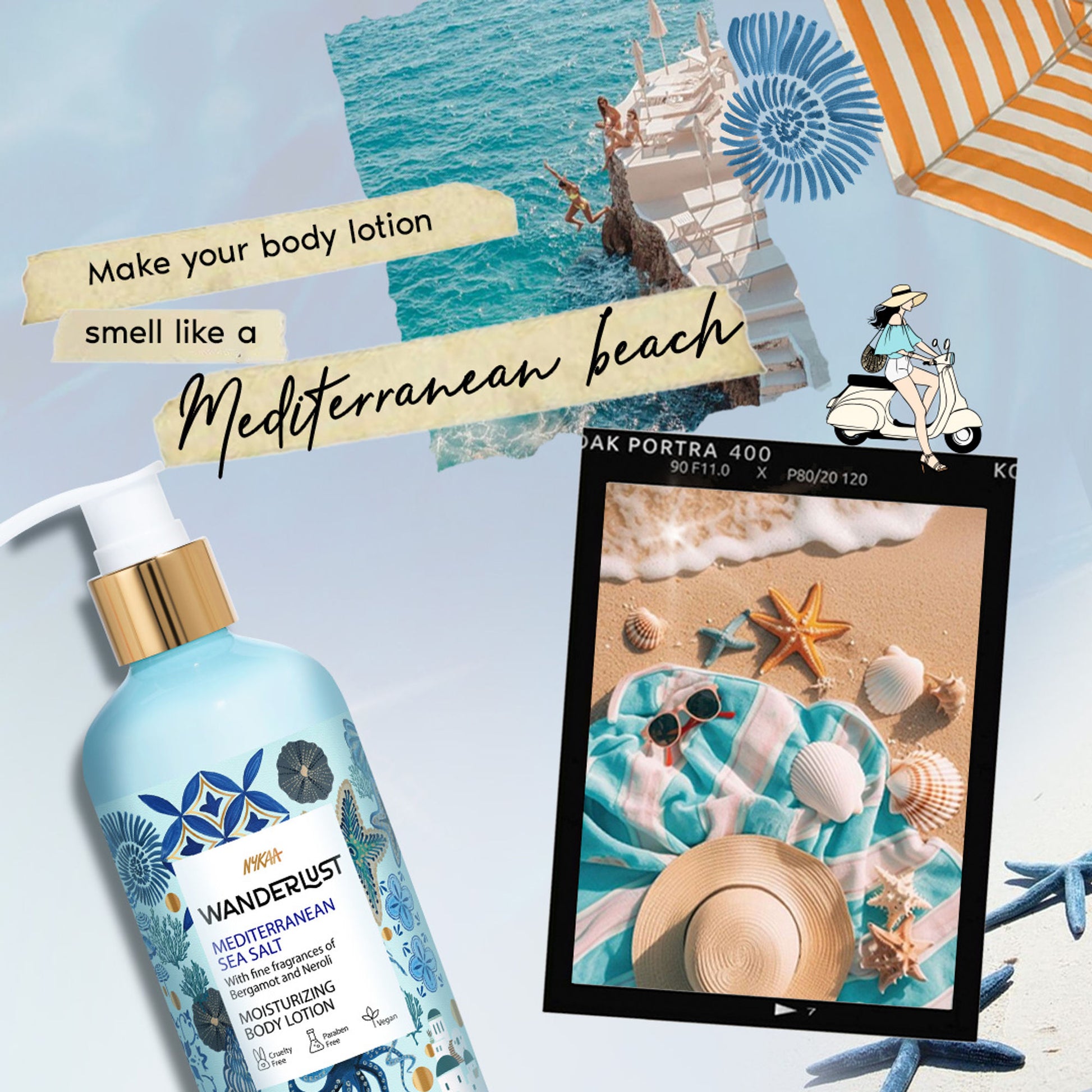 Wanderlust Moisturizing Body Lotion - Mediterranean-Sea-Salt - Distacart
