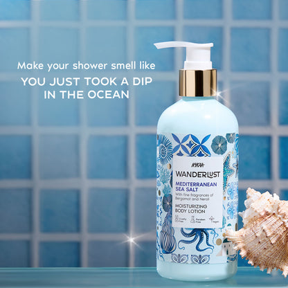 Wanderlust Moisturizing Body Lotion - Mediterranean-Sea-Salt - Distacart