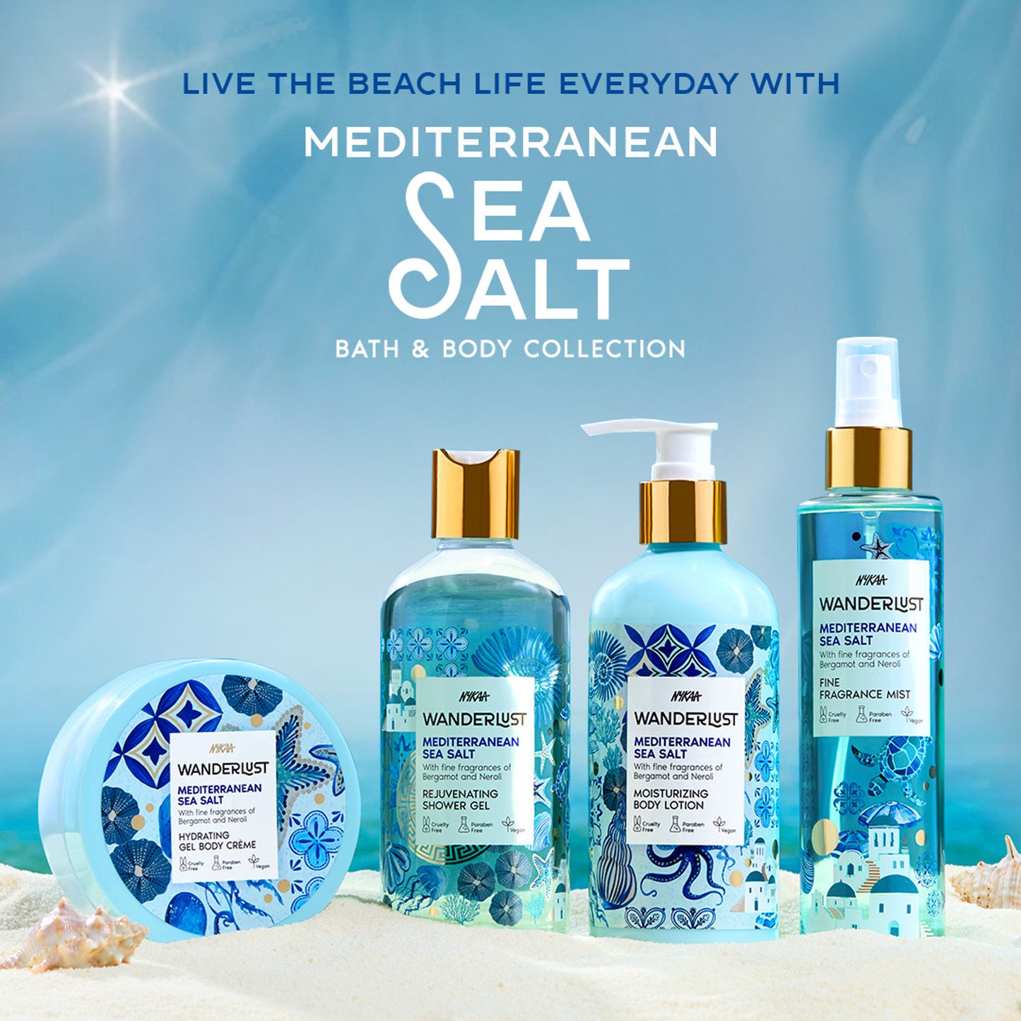 Wanderlust Moisturizing Body Lotion - Mediterranean-Sea-Salt - Distacart