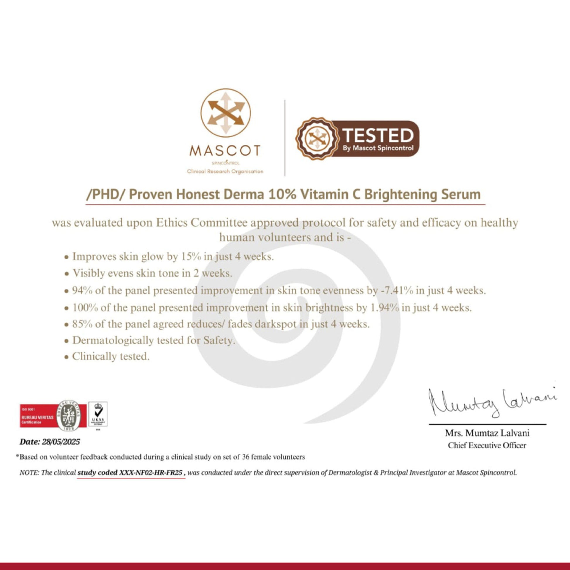 Proven Honest Derma (PHD) 10% Vitamin C Brightening Serum - Distacart