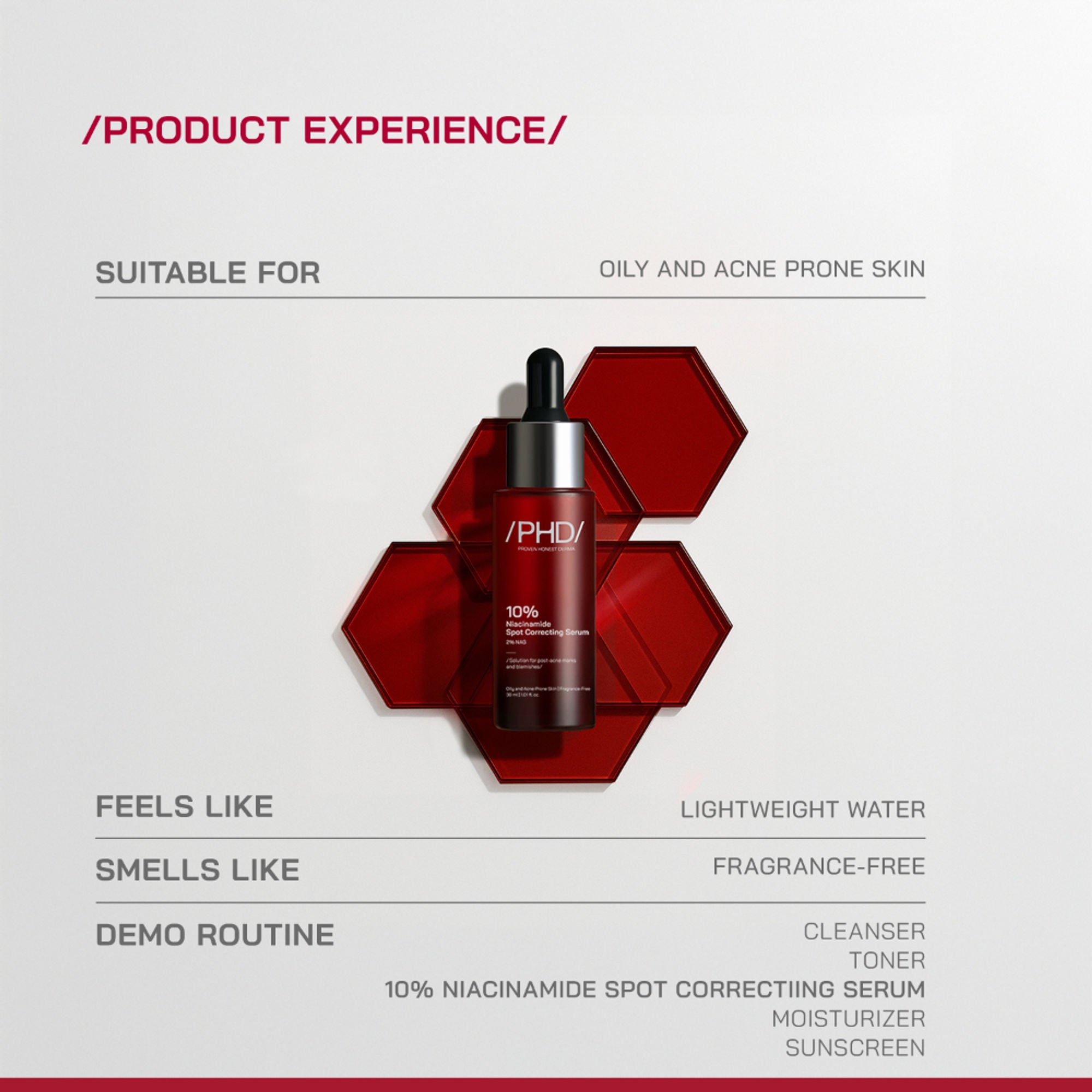 Proven Honest Derma (PHD) 10% Niacinamide Spot Correcting Serum - Distacart