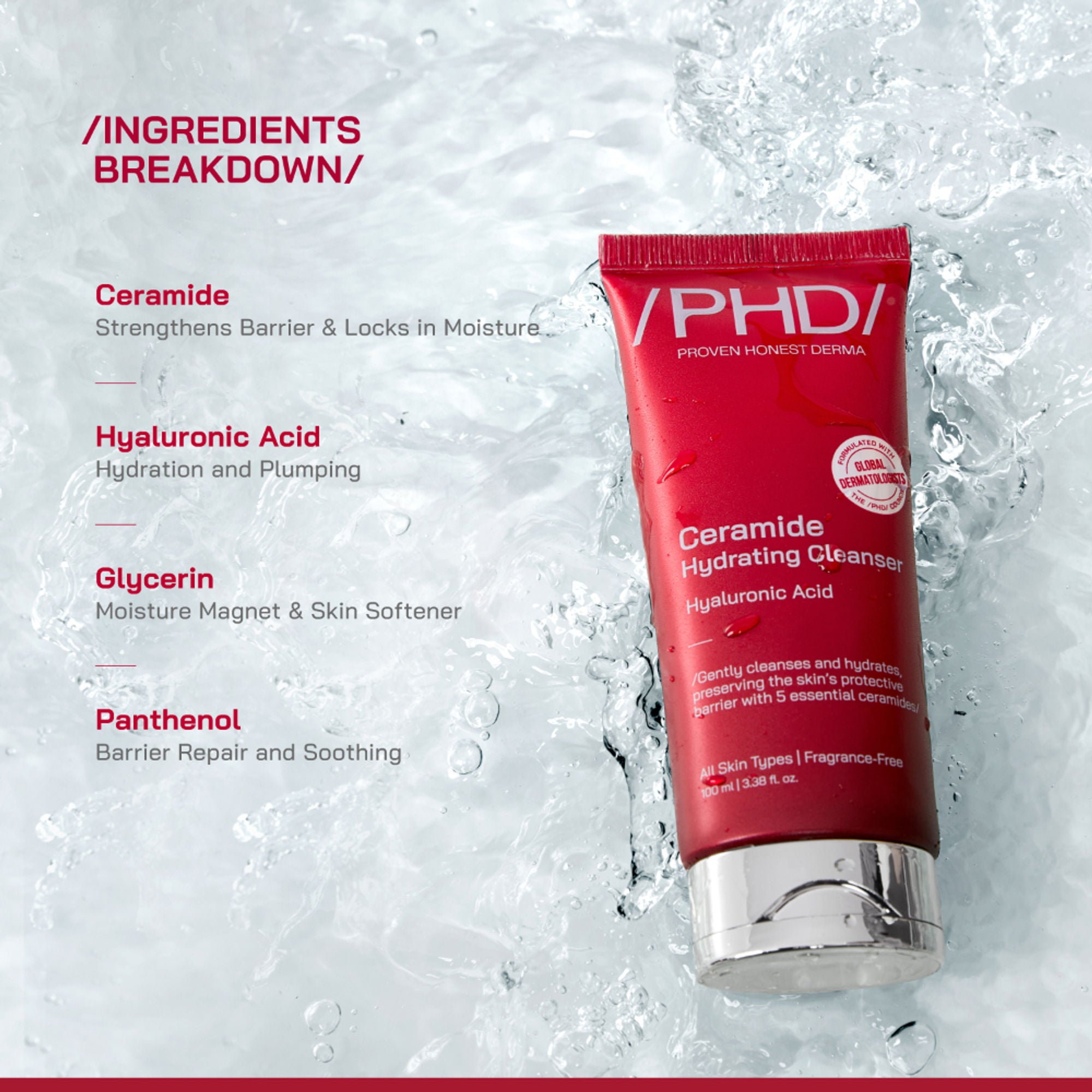 Proven Honest Derma (PHD) Ceramide Hydrating Cleanser - Distacart