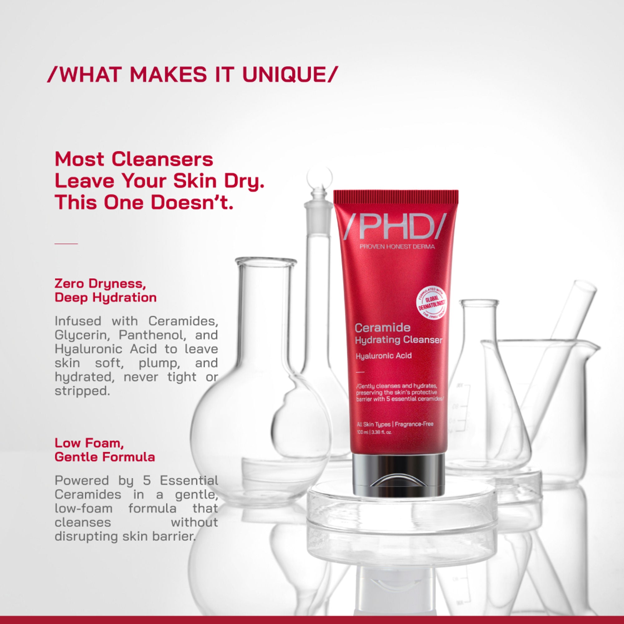 Proven Honest Derma (PHD) Ceramide Hydrating Cleanser - Distacart