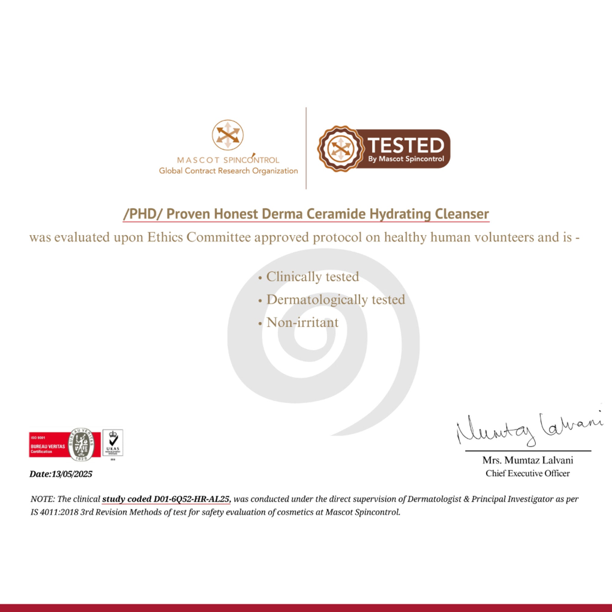 Proven Honest Derma (PHD) Ceramide Hydrating Cleanser - Distacart