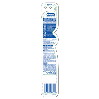Oral-B Criss Cross Toothbrush Pack of 1 (Medium) - Distacart